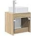 Mobile Lavabo da Parete Rovere Sonoma 53 x 35 x 63 cm - Foto miniatura 4