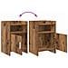 Comodini Legno antico 40 x 36 x 60 cm Legno ingegnerizzato - Foto miniatura 9