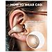 C40i Cuffie Wireless A orecchio aperto Chiamate /Musica /Sport /Tutti i giorni Bluetooth Bronzo - Foto miniatura 5