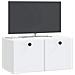 Mobile Porta TV da Muro 59,5 x 31 x 30 cm Bianco - Foto miniatura 3