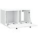 Mobile Porta TV da Muro 59,5 x 31 x 30 cm Bianco - Foto miniatura 5