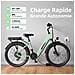 24'' Elettrica per Adulti, Bicicletta Rimuovibile 36V 13Ah con Motore 250W, Elettrica per Donne - Foto miniatura 3