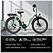 24'' Elettrica per Adulti, Bicicletta Rimuovibile 36V 13Ah con Motore 250W, Elettrica per Donne - Foto miniatura 6