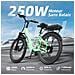 24'' Elettrica per Adulti, Bicicletta Rimuovibile 36V 13Ah con Motore 250W, Elettrica per Donne - Foto miniatura 7