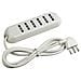 Multipresa Slim6 a 6 Prese Bipasso Colore Bianco  - Foto miniatura 1