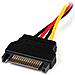 Adattatore di alimentazione SATA a LP4, 15 cm - F / M - Foto miniatura 2