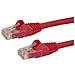 Cavo di rete Cat 6 - Cavo Patch Ethernet RJ45 UTP rosso da 2m antigroviglio - cavo gigabit categoria 6 - Foto miniatura 1