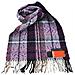 Sciarpa Uomo e Pashmina Jacquard L1412 Viola - Foto miniatura 3