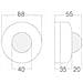 Sensore Di Movimento Infrarossi Crepuscolare Con Funzione Manual Override Montaggio A Soffitto 360° Bianco Ip20 Vt-8049 - Sku 1355 - Foto miniatura 4