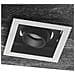 Incasso Quadrato Orientabile Bianco Nero Satinato Soffitto Ribassato Faretto Led 10 Watt Luce Calda Intec Inc-apollo-1x10c - Foto miniatura 4