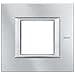 Placca Axolute 2 Moduli Tech Monochrome Ha4802hc - Foto miniatura 1
