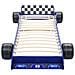 Letto Bambini ad Auto da Corsa 90x200 cm Blu - Foto miniatura 3