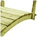 Ponte Giardino Con Corrimano 170x74x105 Cm In Pino Impregnato - Foto miniatura 4