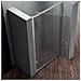 Porta Doccia Battente Swing Per Box Nicchia Cristallo Temprato *** Misure : 116-120xh195 Cm Trasparente - Foto miniatura 1