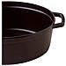 Cocotte in Ghisa con Coperchio Diametro 31 cm Capacità 5.5 lt Colore Nero - Linea La Cocotte  - Foto miniatura 5