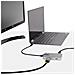 Adattatore Multiporta USB C - Mini Docking Station USB Type-C a HDMI 2.0 4K 60Hz, Power Delivery 100W Pass-through - Hub USB a 3 porte 10Gbps - Mini Dock portatile con cavo da 25cm - Foto miniatura 9