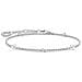 , Bracciale In Argento Sterling 925, Con Pietre Bianche, Lunghezza 16-19 Cm (1)  - Foto miniatura 1