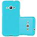 Custodia Compatibile Con Samsung Galaxy J1 2015 In Jelly Celeste - Coperchio Protettivo In Silicone Tpu Flessibile - Foto miniatura 1