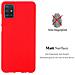 Custodia Compatibile Con Samsung Galaxy A51 4g / M40s In Frost Rosso - Coperchio Protettivo In Silicone Tpu Flessibile - Foto miniatura 4
