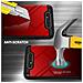 Custodia Compatibile Con Samsung Galaxy A80 / A90 4g In Rosso - Nero - Coperchio Protettivo Bicolore In Vetro Temperato E Silicone Tpu - Foto miniatura 3