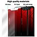 Custodia Compatibile Con Samsung Galaxy A80 / A90 4g In Rosso - Nero - Coperchio Protettivo Bicolore In Vetro Temperato E Silicone Tpu - Foto miniatura 7