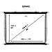 Bps90 / 43 Schermo Di Proiezione 90” Formato 4:3 / 183 X 137 Cm Telo Proiettore Telo Da Proiezione Barra A Gancio Per Esterni Ed Interni Full Hd 3d 4k - Home Cinema Home Theater Ufficio - Foto miniatura 2