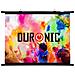 Bps90 / 43 Schermo Di Proiezione 90” Formato 4:3 / 183 X 137 Cm Telo Proiettore Telo Da Proiezione Barra A Gancio Per Esterni Ed Interni Full Hd 3d 4k - Home Cinema Home Theater Ufficio - Foto miniatura 1