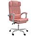 Poltrona Da Ufficio Reclinabile Rosa In Similpelle - Foto miniatura 2