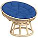 Cuscino Rotondo Blu Reale 100x11 Cm In Tessuto Oxford - Foto miniatura 3