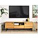 Mobile Tv Legno Chiaro E Nero Claremont - Foto miniatura 1