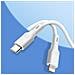 Cavo Di Ricarica E Sincronizzazione Da Usb-c A Lightning 27w, Bianco - Foto miniatura 3