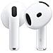 AirPods 4 con Cancellazione Attiva del Rumore - Auricolari Wireless con Chip H2, Audio Adattivo e Custodia USB-C - Bianco - Foto miniatura 1