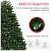 Albero di Natale Artificiale da 195 cm con 1838 Rami con Base in Acciaio per Interni, Verde - Foto miniatura 4
