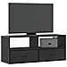 Mobile Porta Tv Nero 100x31x39,5 Cm In Truciolato E Metallo - Foto miniatura 1