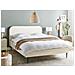 Letto Velluto A Coste Flayat 160 X 200 Cm Bianco Sporco - Foto miniatura 1