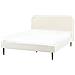 Letto Velluto A Coste Flayat 160 X 200 Cm Bianco Sporco - Foto miniatura 3