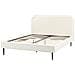 Letto Velluto A Coste Flayat 160 X 200 Cm Bianco Sporco - Foto miniatura 4