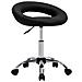 Lusso Casadino -  Sedia Da Lavoro Con Ruote Nera In Similpelle - Foto miniatura 2