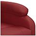 Poltrona Alzapersona Rosso Vino In Similpelle - Foto miniatura 8