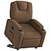 Poltrona Alzapersona Reclinabile Marrone in Tessuto - Foto miniatura 3