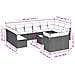Set Divano da Giardino 13 pz con Cuscini Beige in Polyrattan - Foto miniatura 3