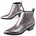 Stivale Con Tacco Espuela Grigio Grigio Materiale Sintetico E Tessile - Foto miniatura 1