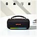 Altoparlante Bluetooth Portatile Per Esterni: Audio Stereo A 360° Con Bassi Potenti E Batteria A Lunga Durata Black - Foto miniatura 4