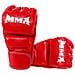 Guanti Da Boxe A Mezze Dita - Allenamento Mma, Sparring E Sacco Da Boxe Red - Foto miniatura 3