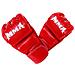 Guanti Da Boxe A Mezze Dita - Allenamento Mma, Sparring E Sacco Da Boxe Red - Foto miniatura 5