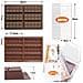 Stampo In Silicone Per Cioccolato Di Dubai Set Con Adesivi Marrone - Foto miniatura 3