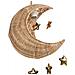 Lampadario Luna Orchon Rattan Naturale - Foto miniatura 4