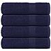 Asciugamani 4 pz Blu Marino 50x100 cm 360 g/m² 100% Cotone - Foto miniatura 1