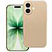 Custodia Tpu Silicone Cover Case Per Apple Iphone 17 Gold - Foto miniatura 1