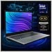 E15443 Intel Core Ultra 5 125H Computer portatile 39,6 cm (15.6") Full HD 16 GB DDR5-SDRAM 512 GB SSD Windows 11 Home Grigio - Foto miniatura 7